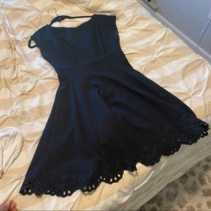 Kate Spade Black Pointlette Dress